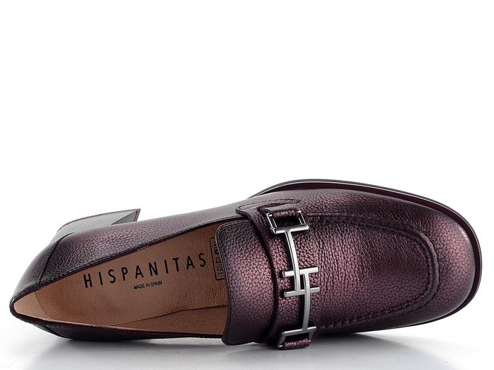 Hispanitas metalické polobotky na podpatku rioja Milan HI243590