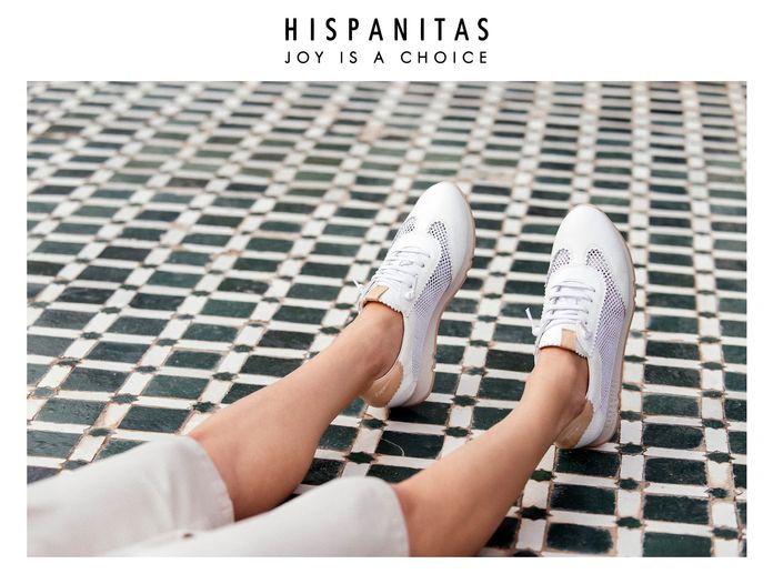 Hispanitas bílé/přírodní sneakers HV09973