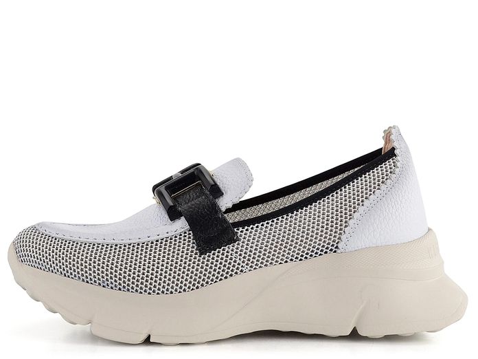 Hispanitas mokasíny na platformě Hawaii White/Black HV243306