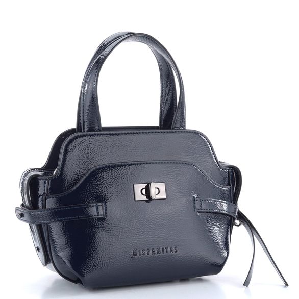 Hispanitas lakovaná crossbody kabelka Midnight BI243533