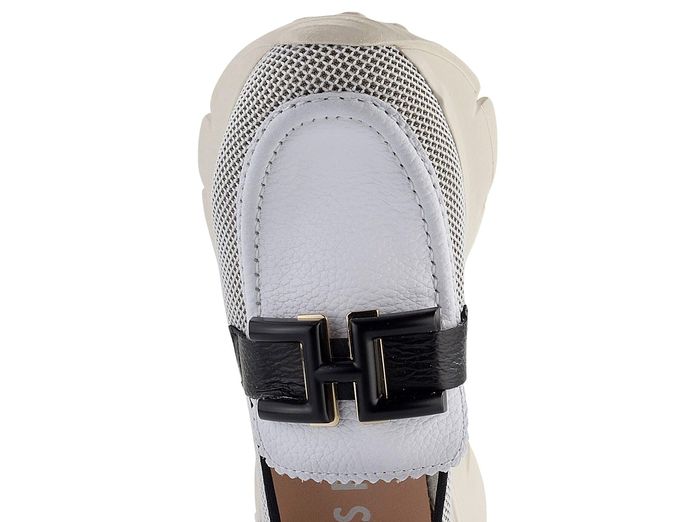 Hispanitas mokasíny na platformě Hawaii White/Black HV243306