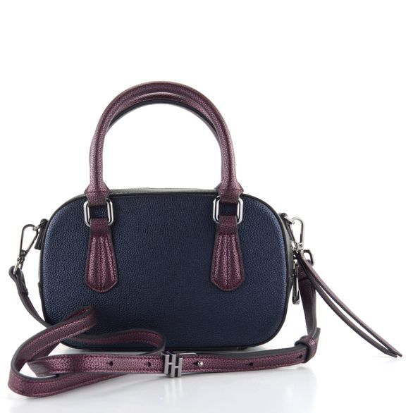 Hispanitas metalická crossbody kabelka Midnight/Forest/Rioja BI243538