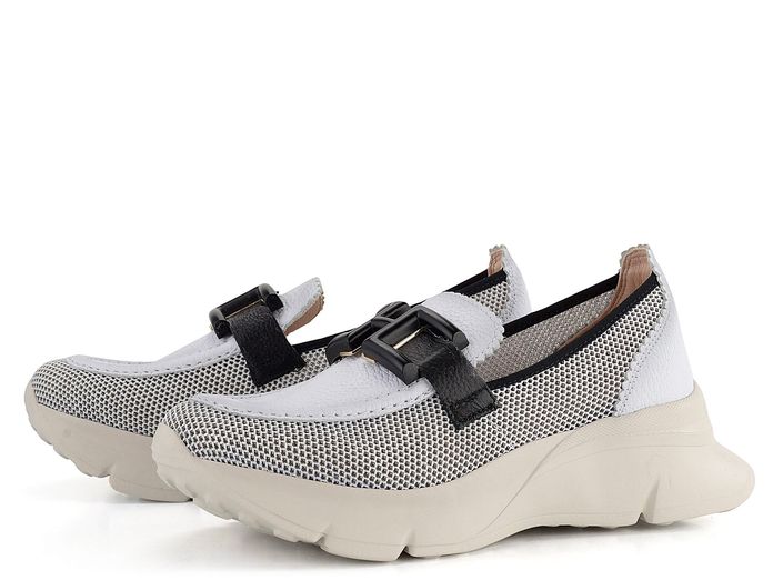 Hispanitas mokasíny na platformě Hawaii White/Black HV243306