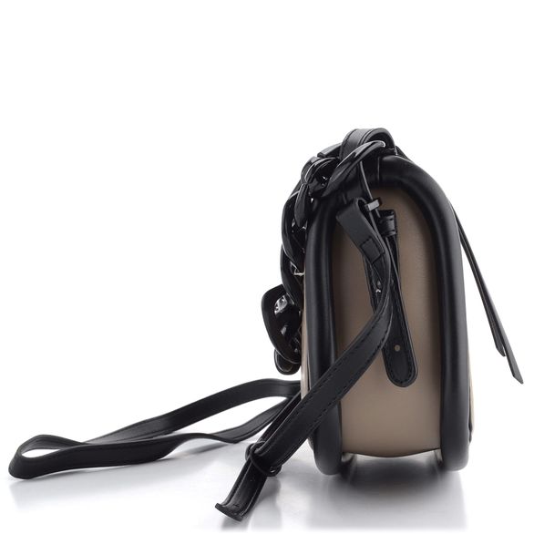 Hispanitas crossbody kabelka s řetízkovým uchem Taupe/Black BI232936