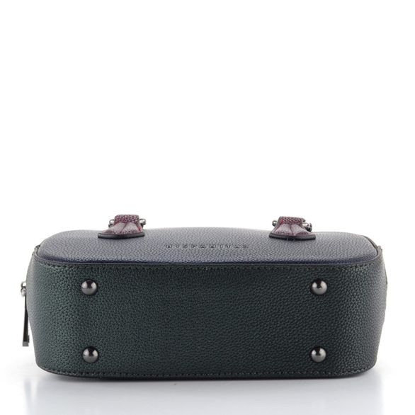 Hispanitas metalická crossbody kabelka Midnight/Forest/Rioja BI243538