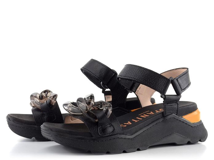 Hispanitas sandály na platformě Grazia Black HV232615